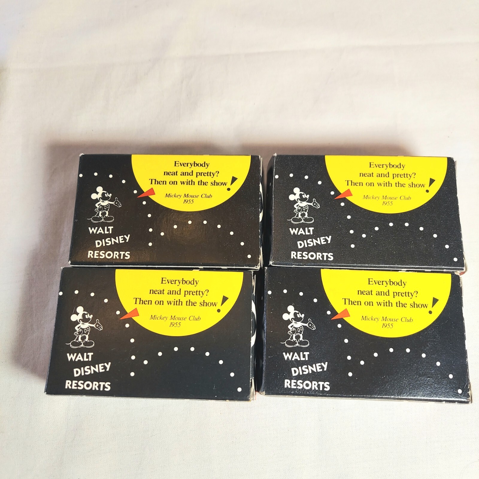 Walt Disney Resort Mickey Mouse Bath 3oz., Facial 1.25oz. Bar Soap 1955 4 Each