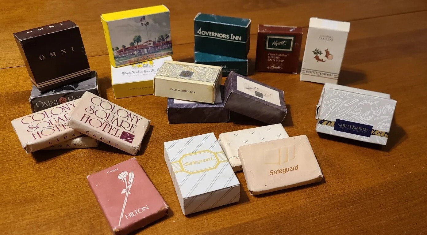 Vintage Lot of 20 Assorted Hotel Soaps Sample Size Soap Various Brands