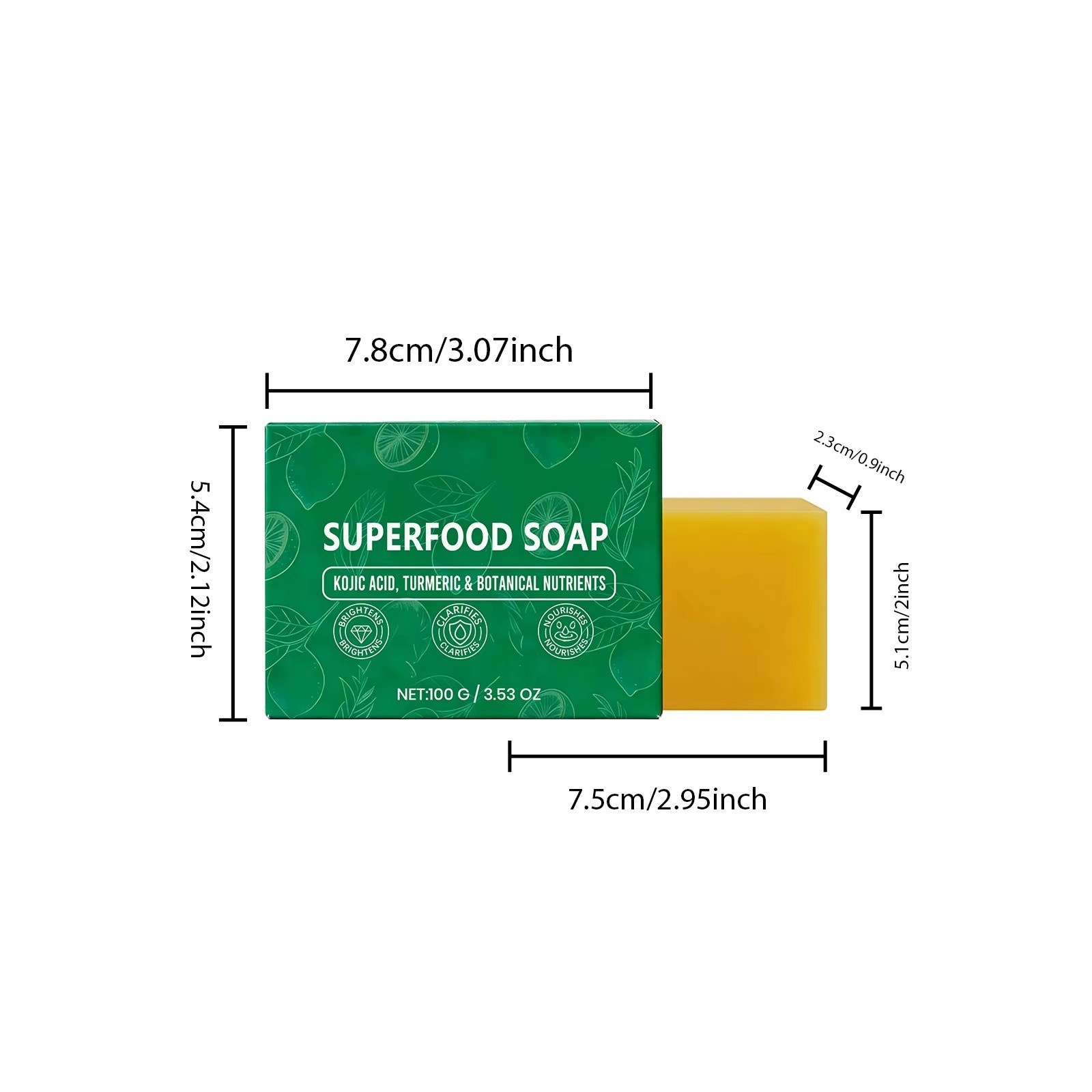 Stem And Soul Superfood Soap, Upgraded Stem & Soul Turmeric Lemon SoapBar**