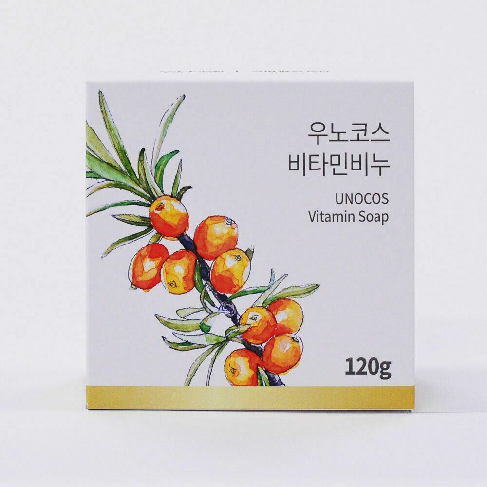 UNOCOS Vitamin Soap Skin Health Moisturizing Deep Cleansing Effect 120g