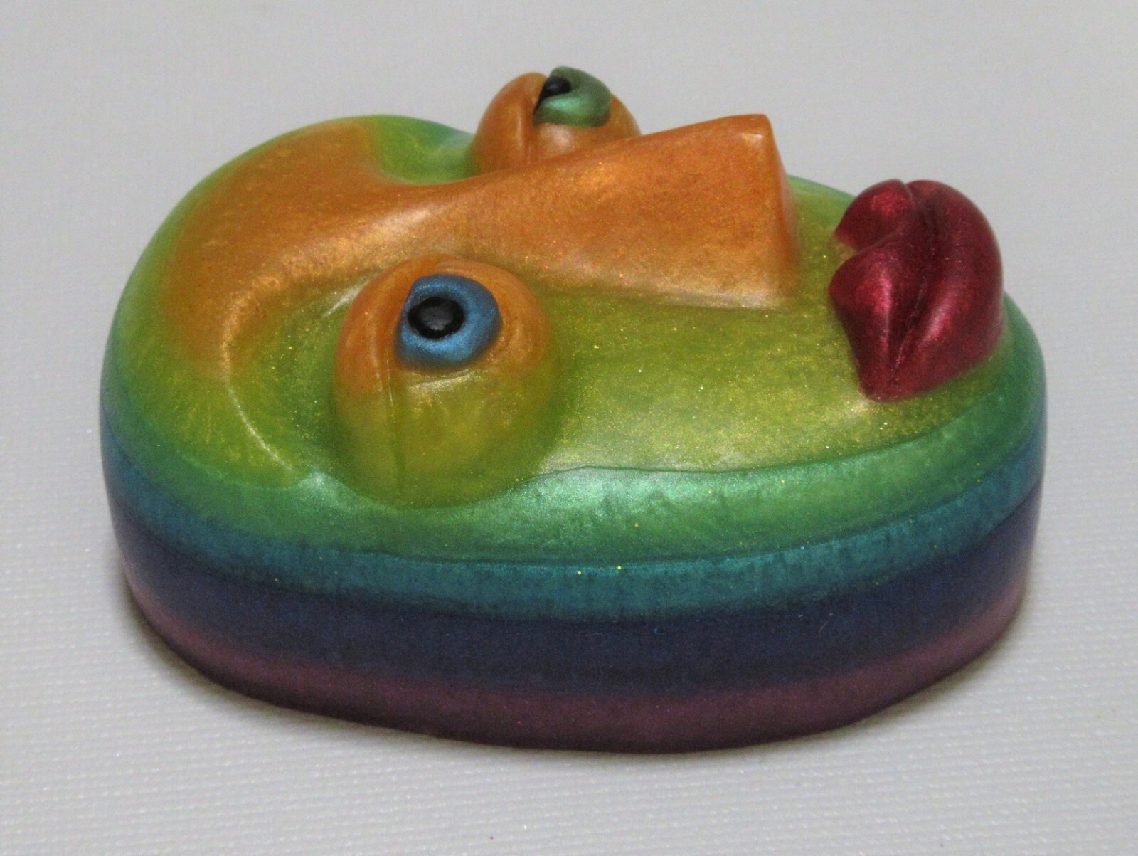 Be-YOU-tiful, our rainbow-hued FACE SOAP in coriander,sage,cedar& citrus scent