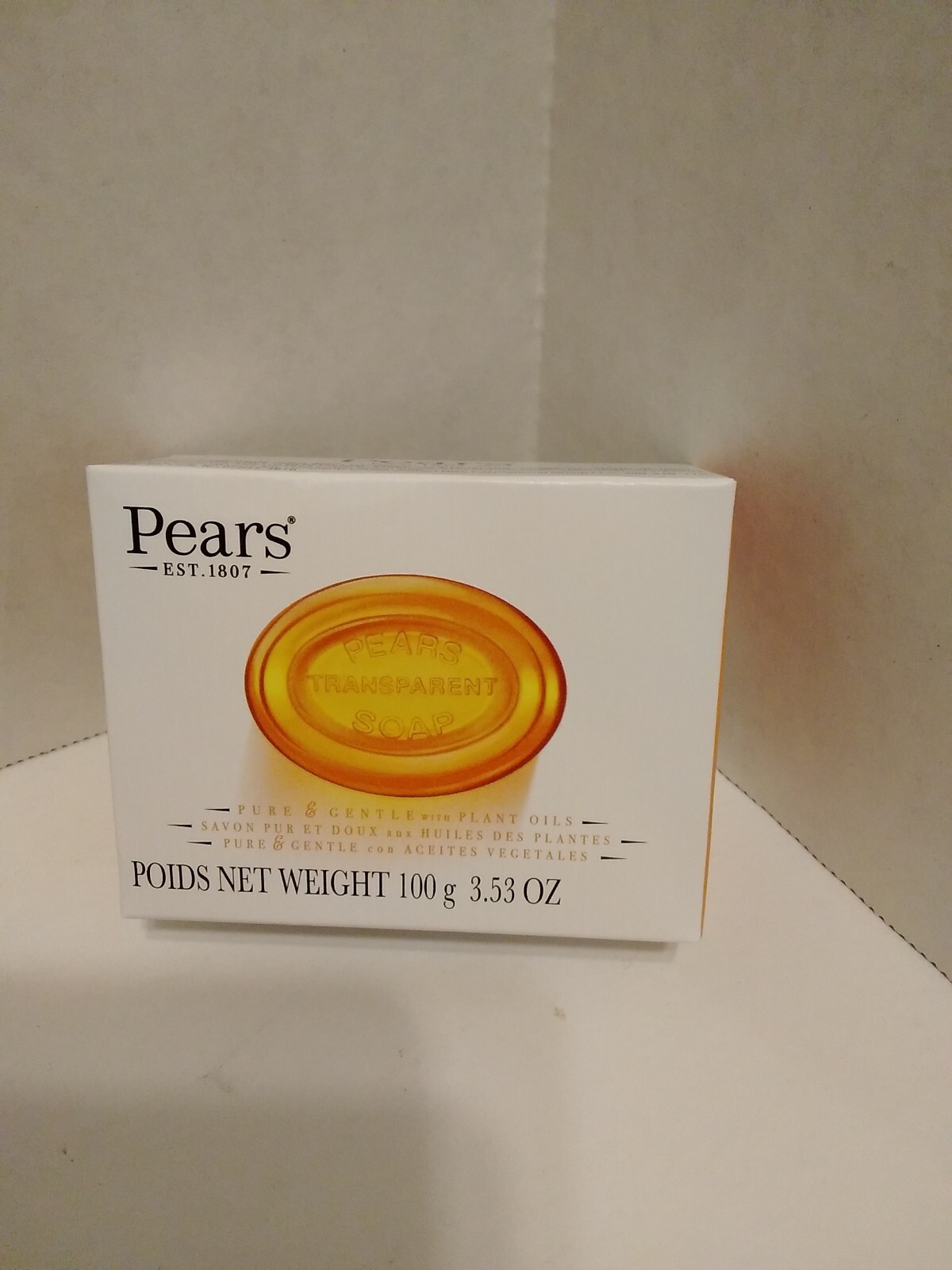 Pears Bar Soap Pure and Natural with Plant Oils Pack of 2 Each 3.53 Oz