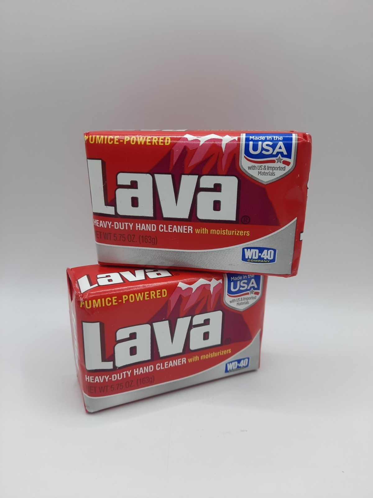 Lava No Scent Moisturizers Heavy Duty Hand Cleaner Bar Soap 5.75 oz. ☆TWO☆