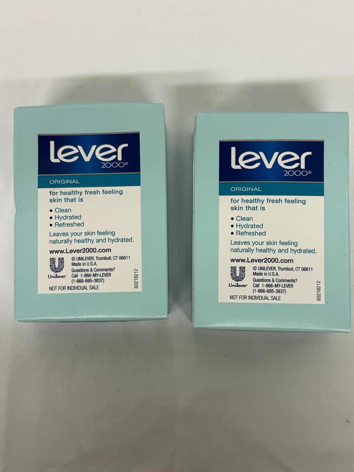 Lever 2000 Original Bar Soap Made In USA (2) 4oz Bars New Discontinued