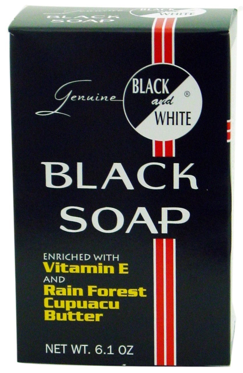 Black and White Soap, 6.1 Ounce Fl Oz (Pack of 1), And White,Black