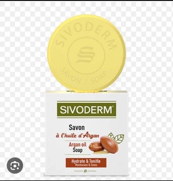1×Sivoderm Face & Body Hydrate&Tones Soap with Argan Oil 150g 5.29oz