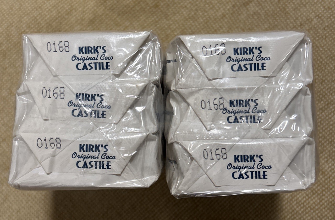 2 KIRK’S Original Coco Castile Botanical Coconut Oil Bar Soap 4 Oz 3 Pack (6)