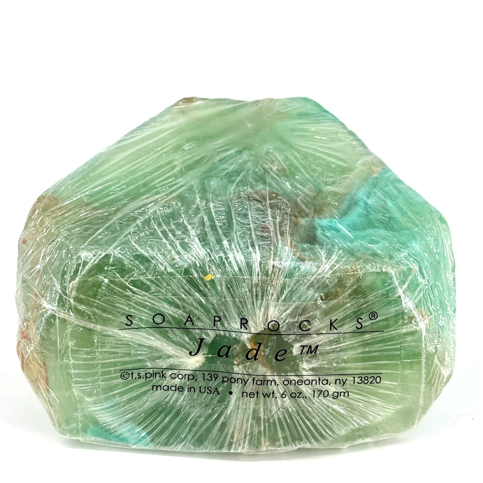 T.S. Pink Corp Gemstone Soap Rocks Jade 6 oz Cucumber Spice Handmade SoapRocks