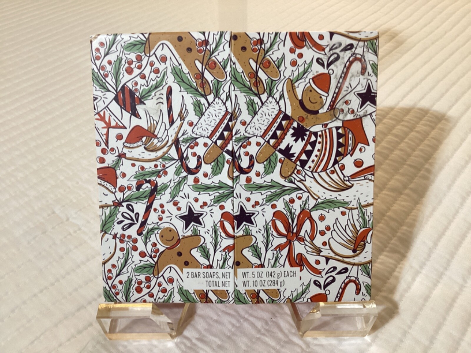 San Francisco Soap Company Pine Berry Scented Bath Bars SET of 2 Original Box