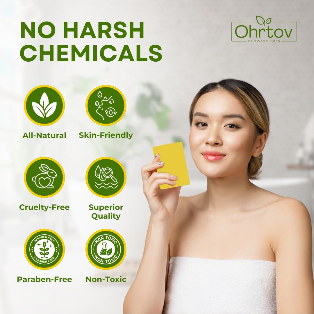 Sulfur Soap Bar – Sulfur Face & Body Wash for Acne – Sulphur Exfoliating Facial