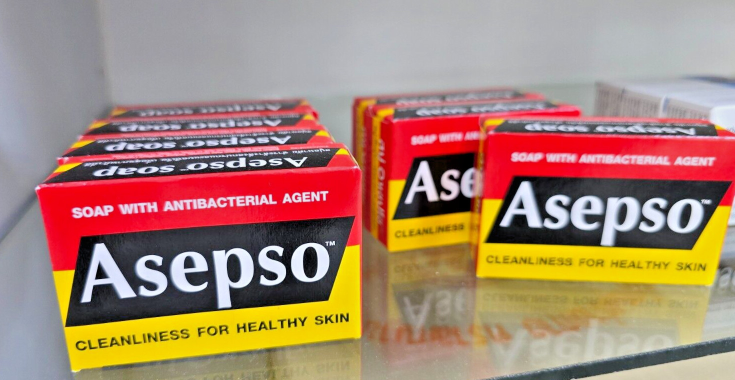 3 pcs. Asepso soap Cleanliness for Health Skin