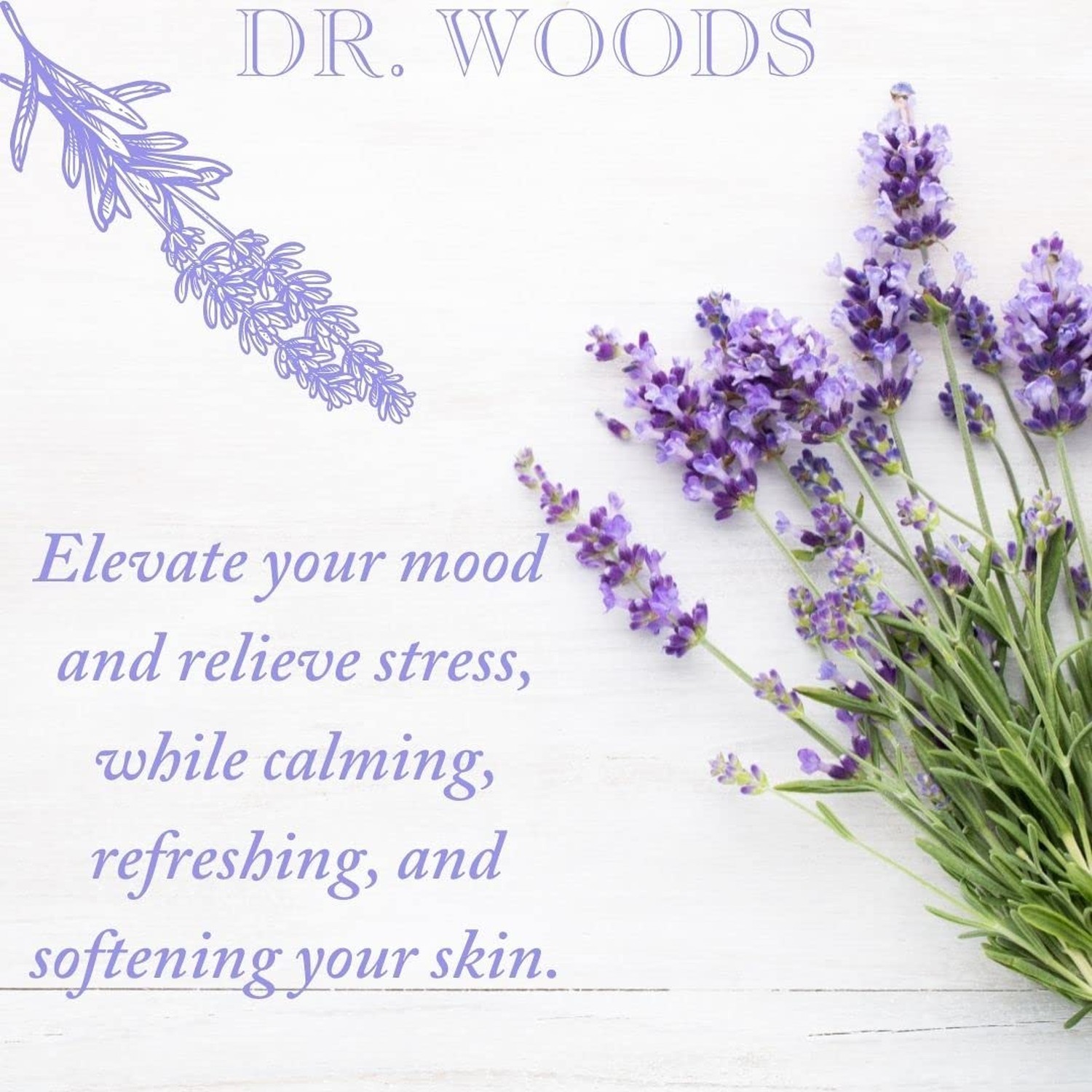 Dr. Woods Pure Lavender Castile Soap 32 Ounce 32 Fl Oz (Pack of 1)