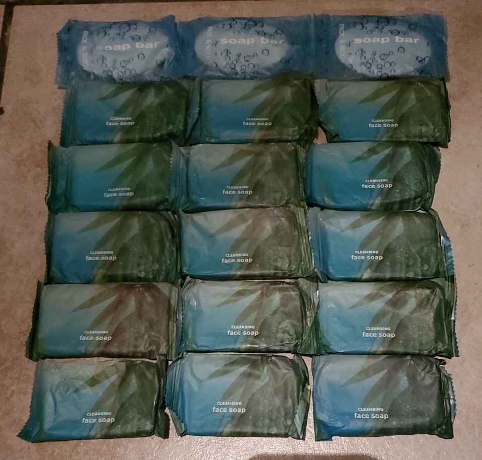 Sysco Cleansing Face Soap Bars (18 TOTAL) Travel Size 1oz Each Great for the Gym