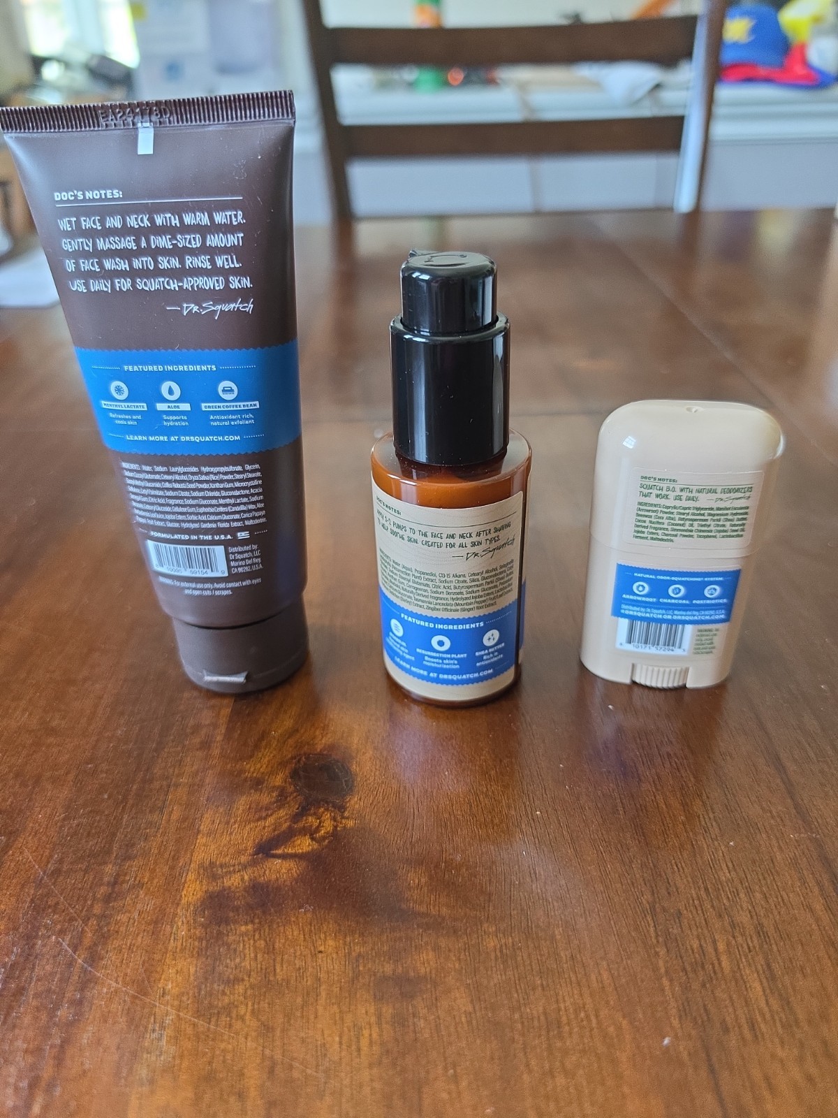 Dr Squatch Mixed Lot of 3