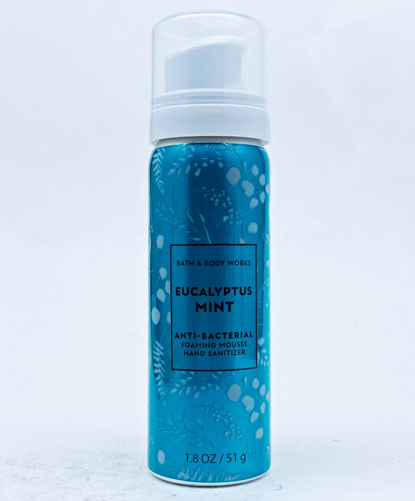 1 Bath Body Works EUCALYPTUS MINT Antibac Foaming Mousse Hand Sanitizer 1.8 oz