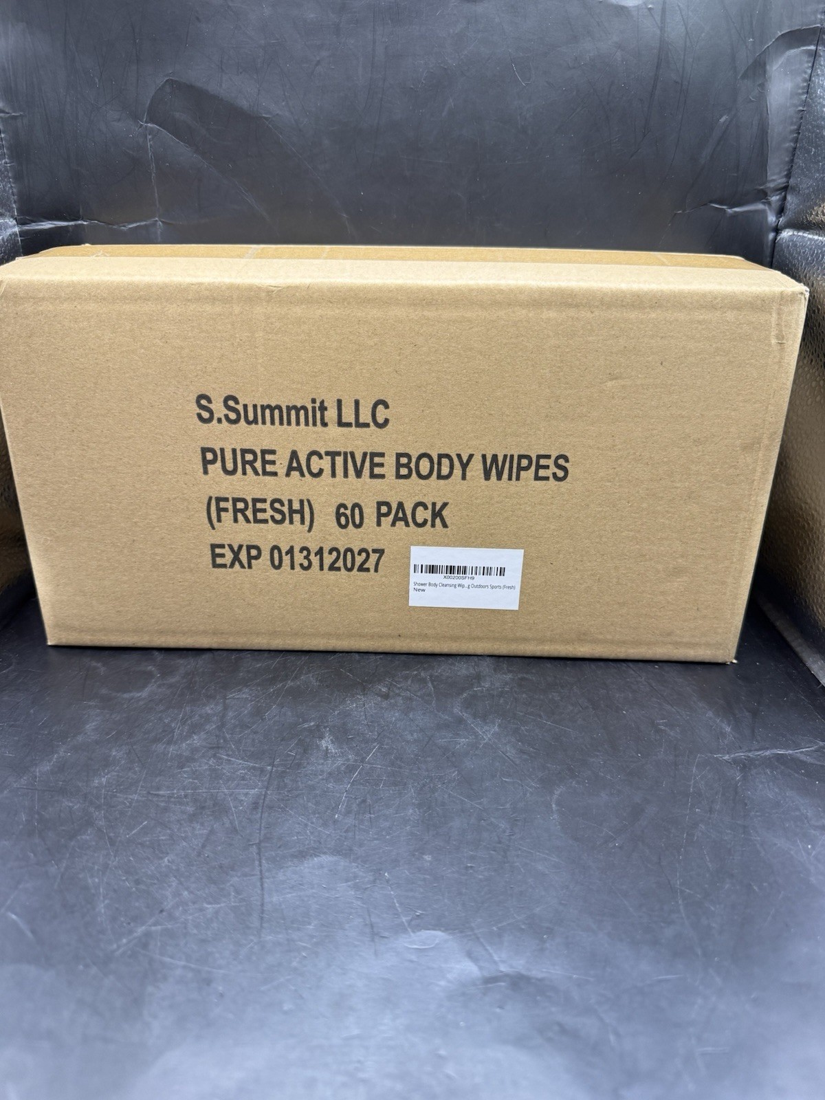 Pure Active Shower/Body Wipes 60 Ind. Wrapped Personal Hygiene Exp 01/31/2027