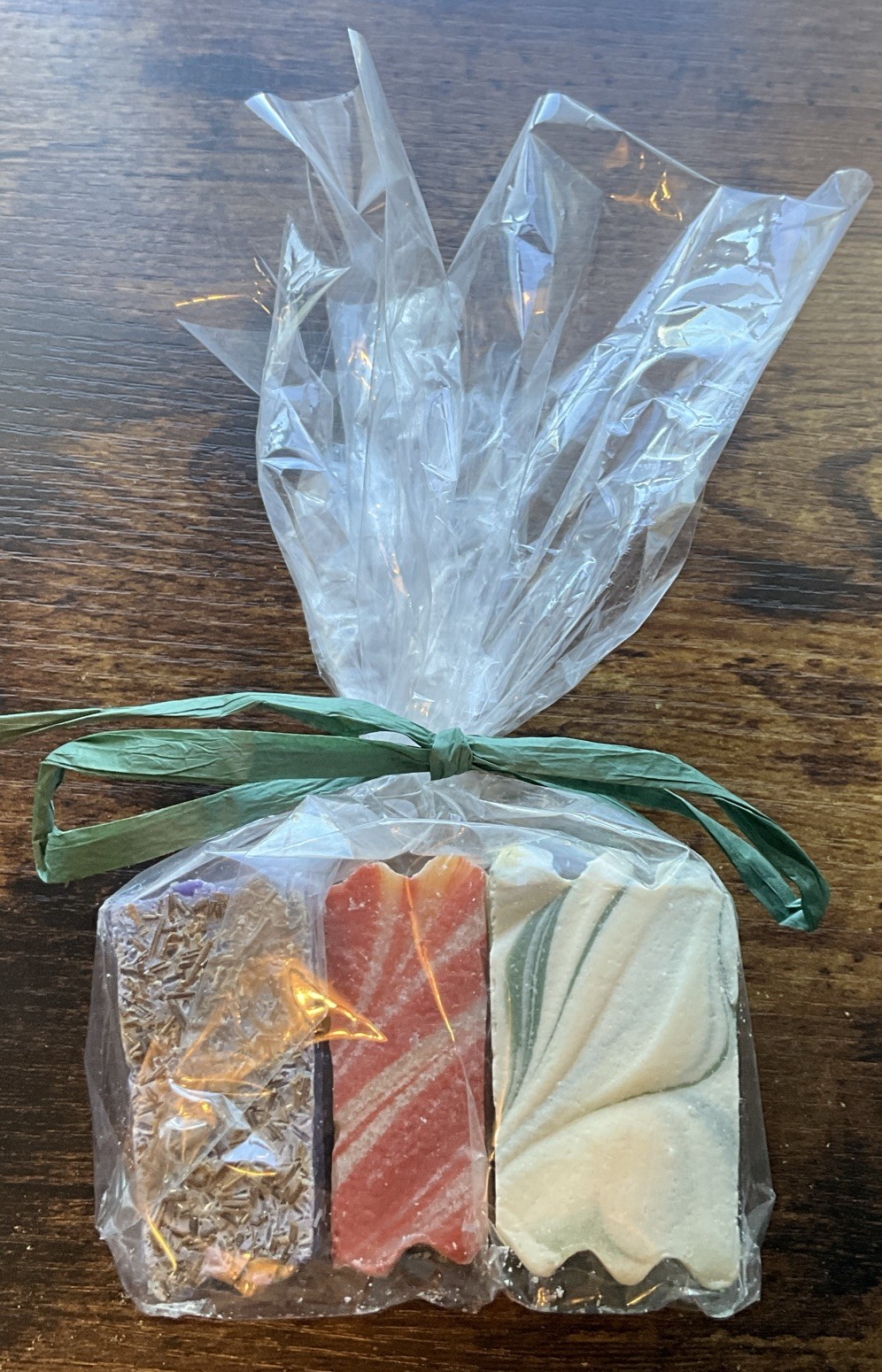 Set Of 3 Bars Organic Handmade Assortment Soaps Essential Oils New In Package