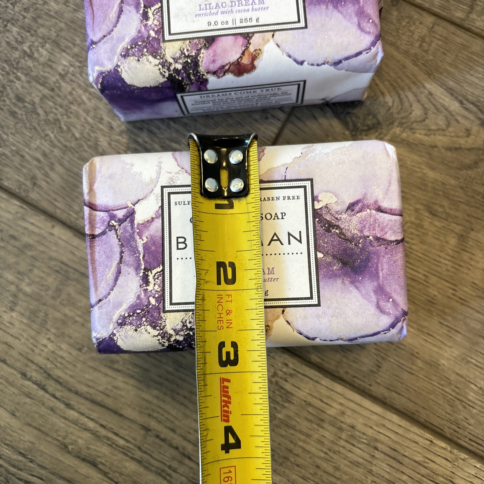 Beekman 1802 Lilac Dream Goat Milk Soap -Large Bar – 9 oz. Lot Of 2 Bars
