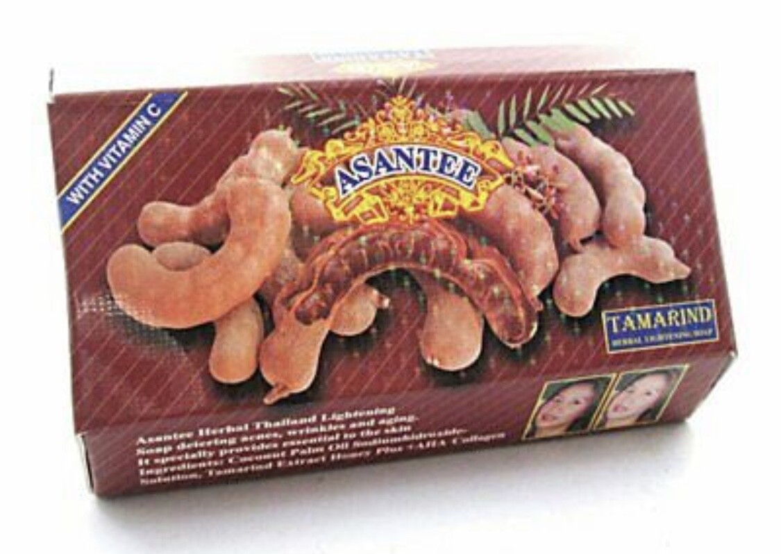4 x Asantee Thai Herbal Tamarind Honey Soap Skin Whitening 125g.