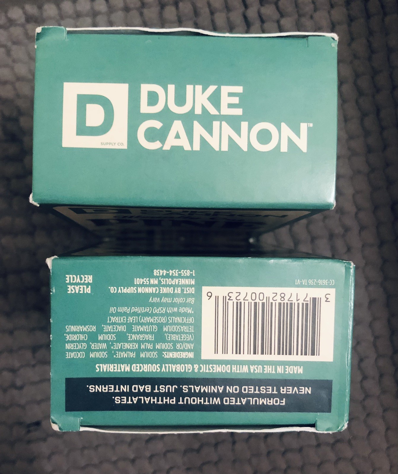 Duke Cannon Illegally Cut Pine Big A.. Brick of Bar Soap 10 oz. (Lot of 2) New