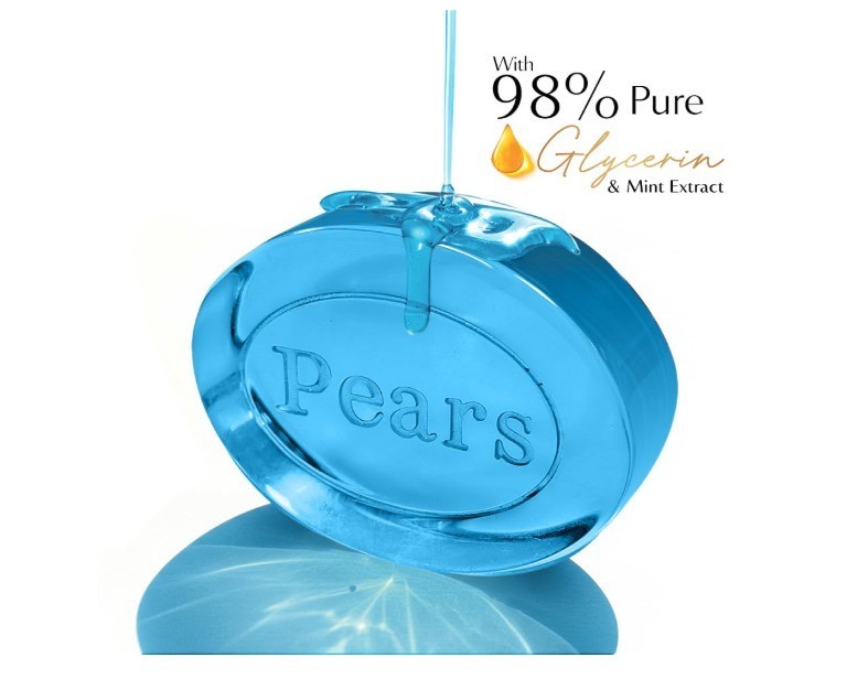 Pears Original Glycerin Soap Bars 125g x 6 Soft Fresh Glow Mint Paraben Free