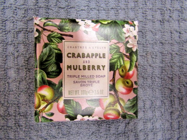 CRABTREE & EVELYN~~CRABAPPLE & MULBERRY~~TRIPLE MILLED SOAP 3.5 OZ NIP BIN