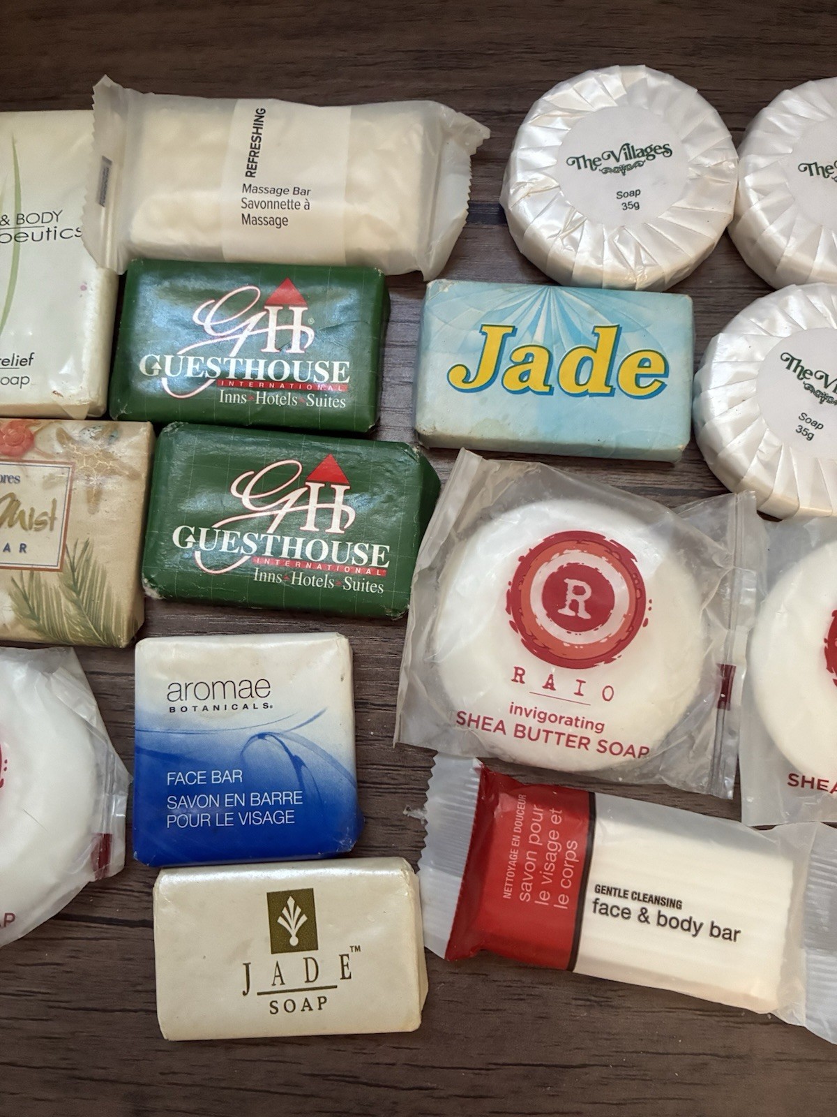 Various Travel Soap Bars Lot Of 15