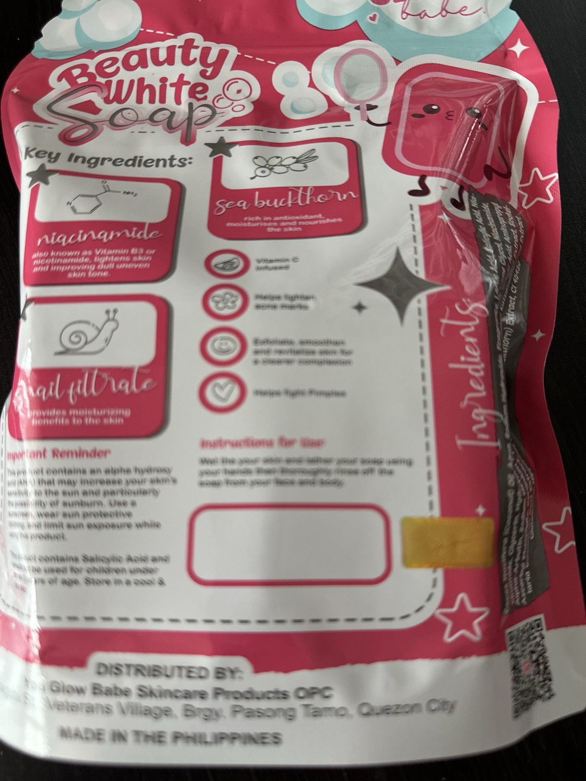 Beauty White Soap by You Glow Babe, 5 Bars x 70g