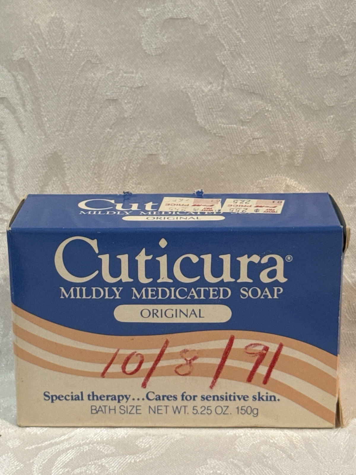 Vintage Cuticura Bar Soap, Original Mildly Medicated 6 Pack (B067) 5.26 OZ