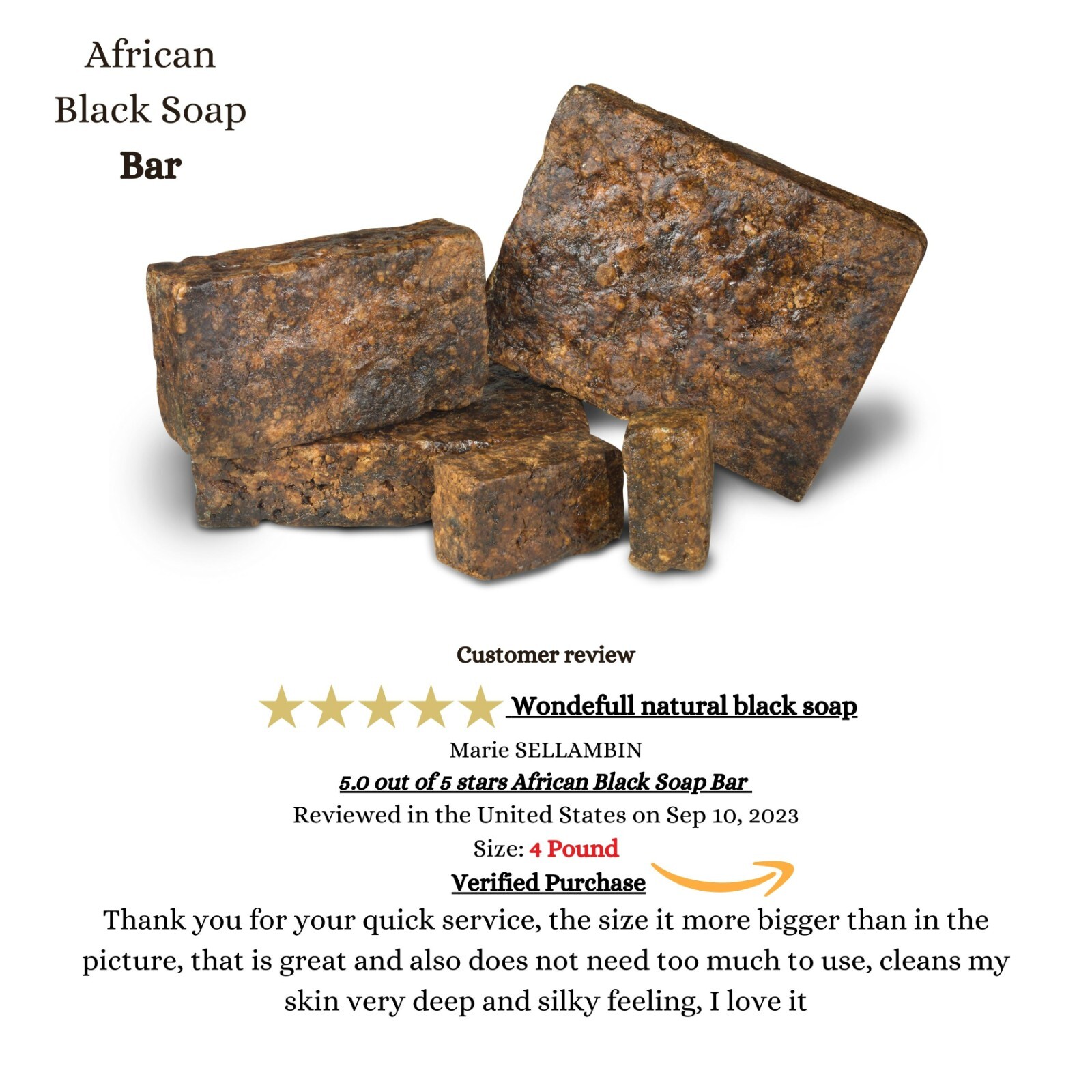 Raw African Black Soap Wholesale 100% Pure Organic Unrefined Natural Soap Bar