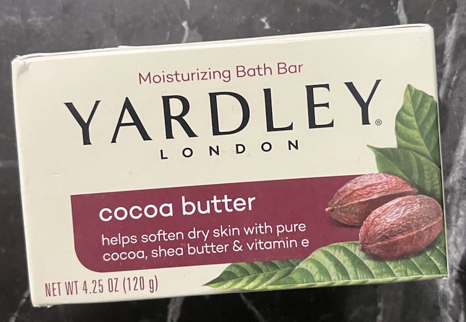 Yardley London Bath Bar Soap with Cocoa Shea Butter & Vitamin E 4.25 oz – 1 Bar