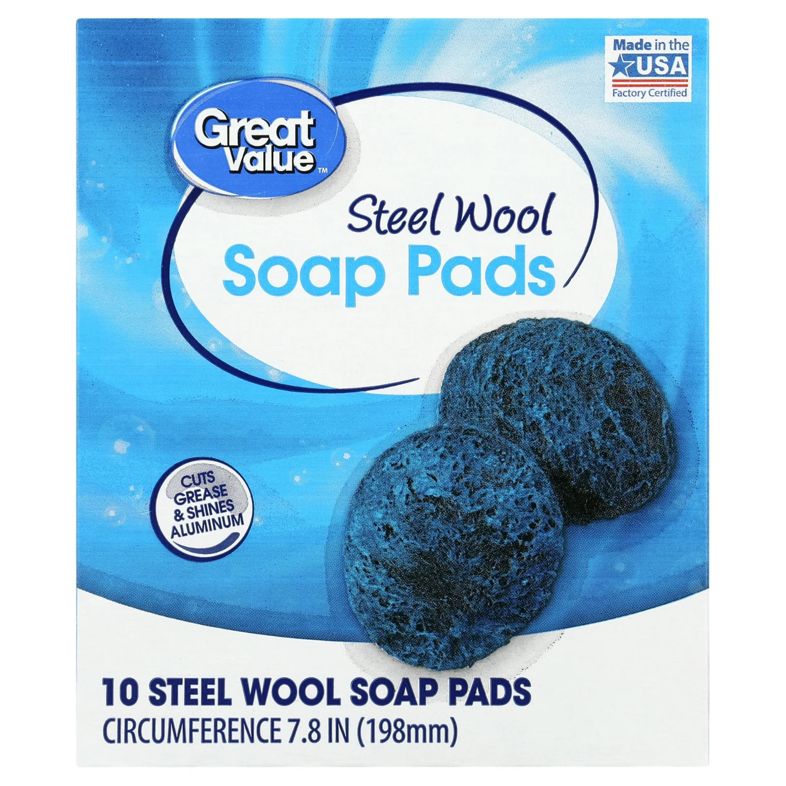 Have one to sell? Sell now Share Great Value Steel Wool Soap Pads, 10 Count