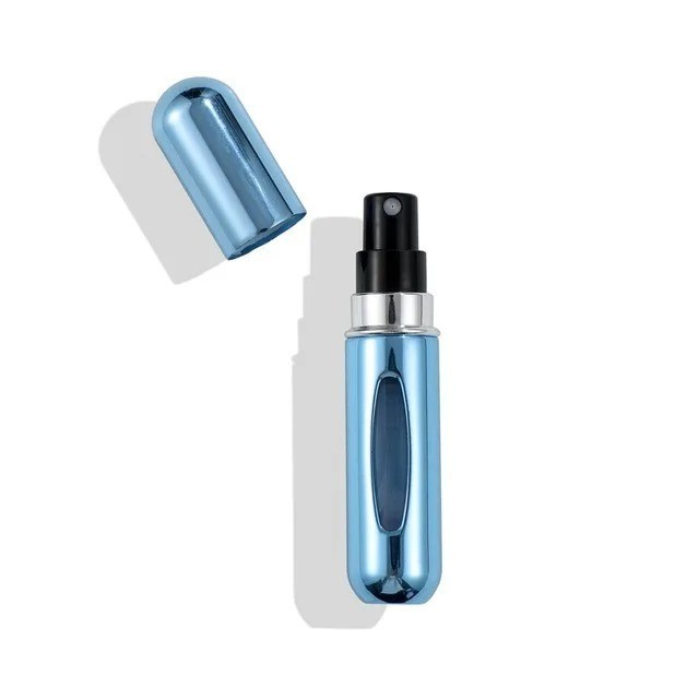 10Pcs Mini Refillable Travel Portable Perfume Atomizer Bottles Spray Pump Case