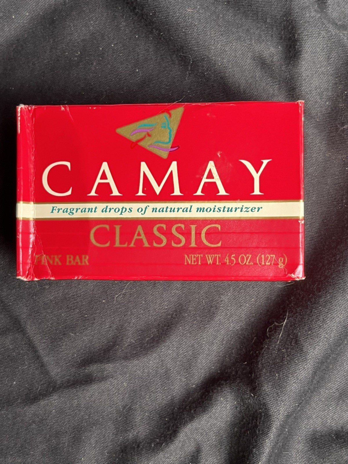 1992 Camay Classic Bath Soap, Single NOS Unopened 4.5oz Pink Bar Soap