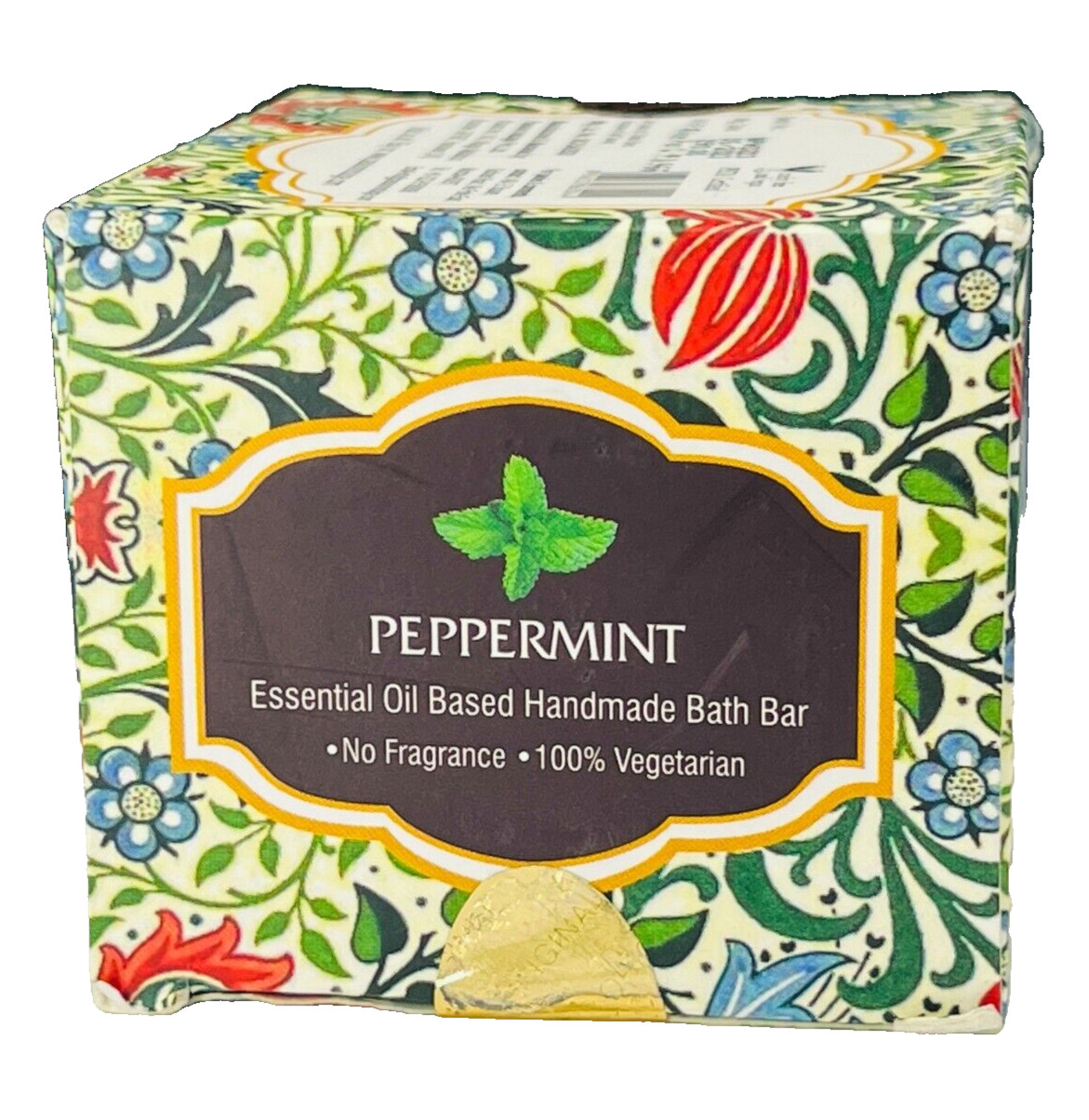 Passion Indulge Peppermint Handmade Bath Bar Pack of 3*100g NIB