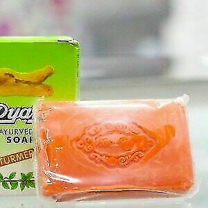 4 pcs Pyary ayurvedic turmeric soap 75 gms natural vegetable source صابون الكركم