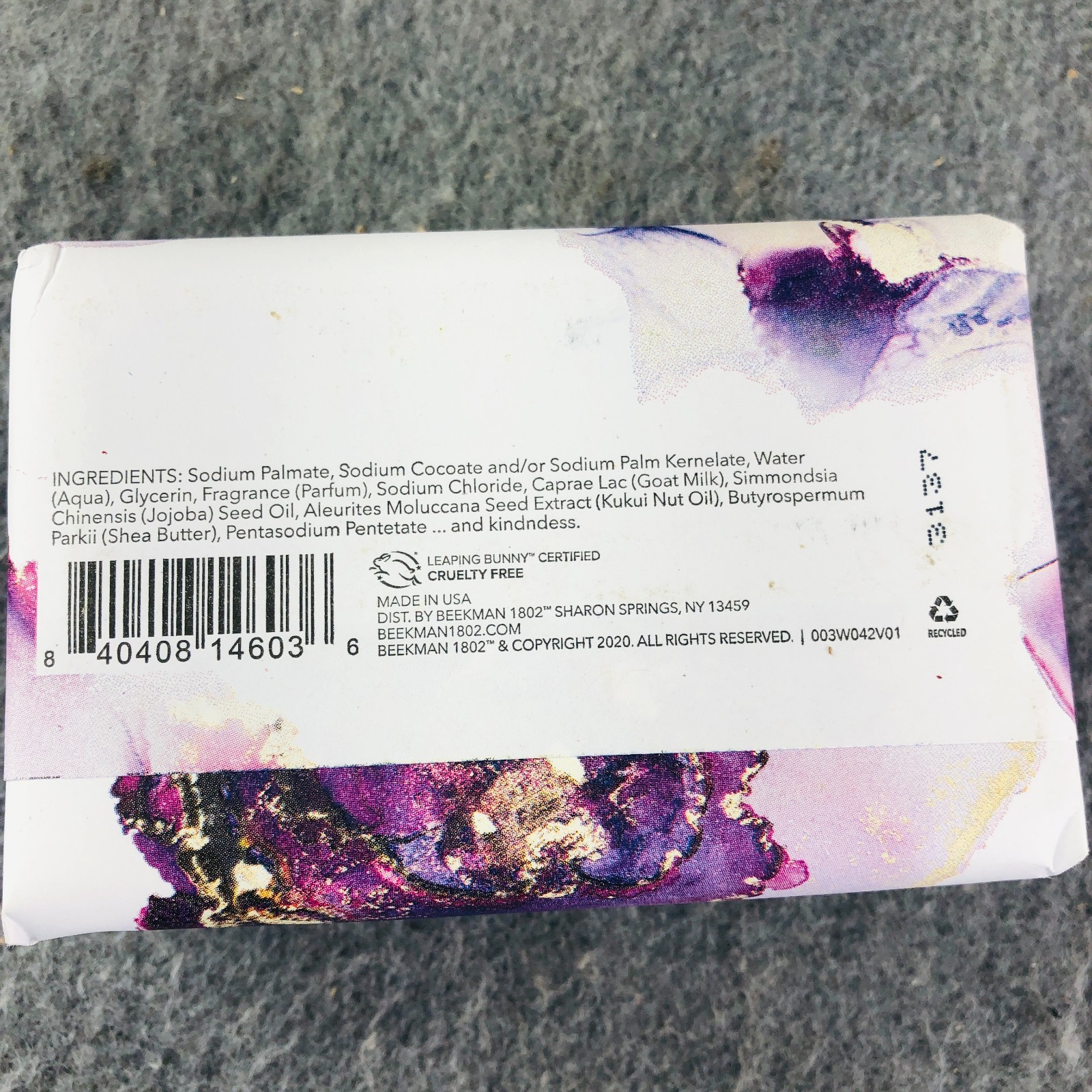 3 Pack Discontinued Beekman 1802 Goat Milk Bar Soap LILAC DREAM 9 oz each