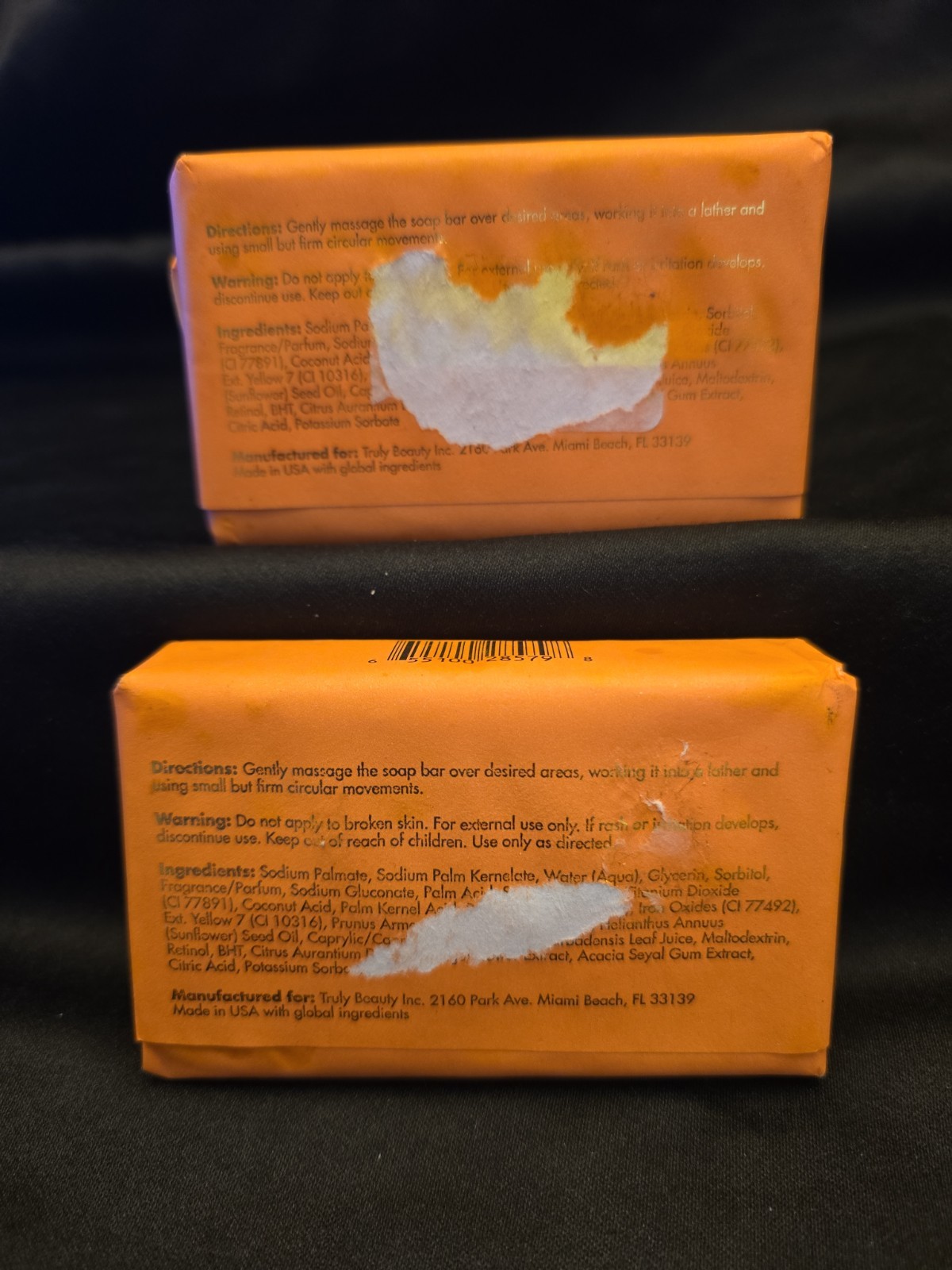 TRULY Anti Cellulite Exfoliating Bar Soap 5oz DISCONTINUED HTF Lot Of 2