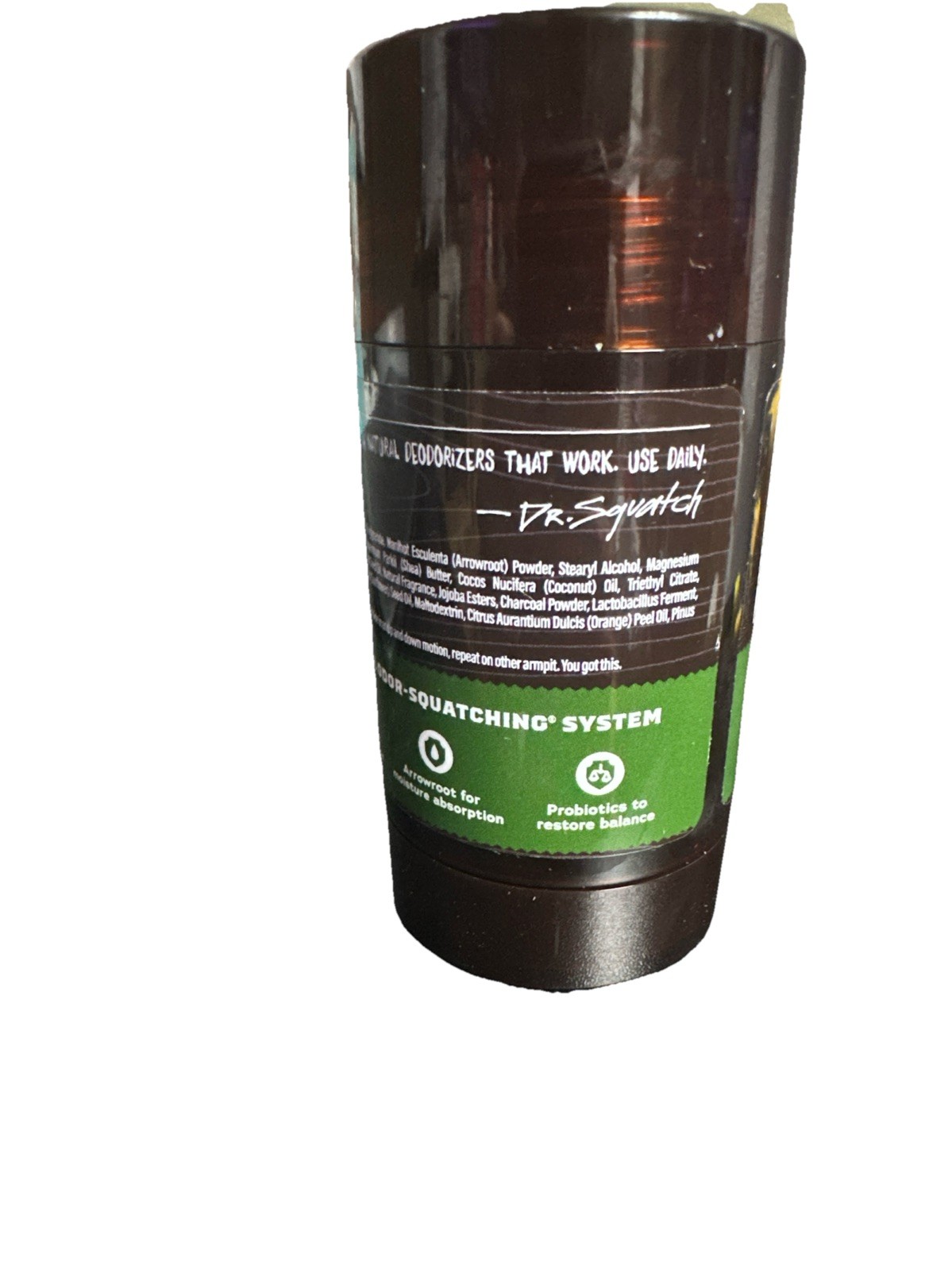 DR SQUATCH Natural Deodorant for Men 2.65oz PINE TAR ~ Aluminum Free