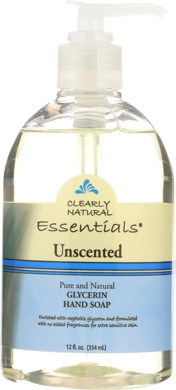 CLEARLY NATURAL Hand Soap Liquid Glycol Unscented, 12 Ounce