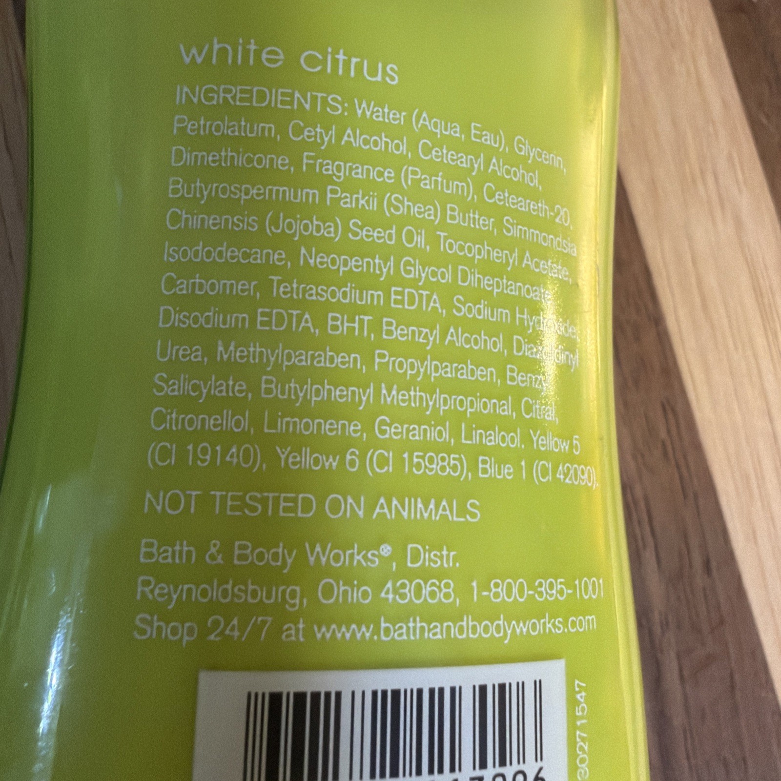 Bath & Body Works WHITE CITRUS Body Cream Lotion 3oz – Discontinued