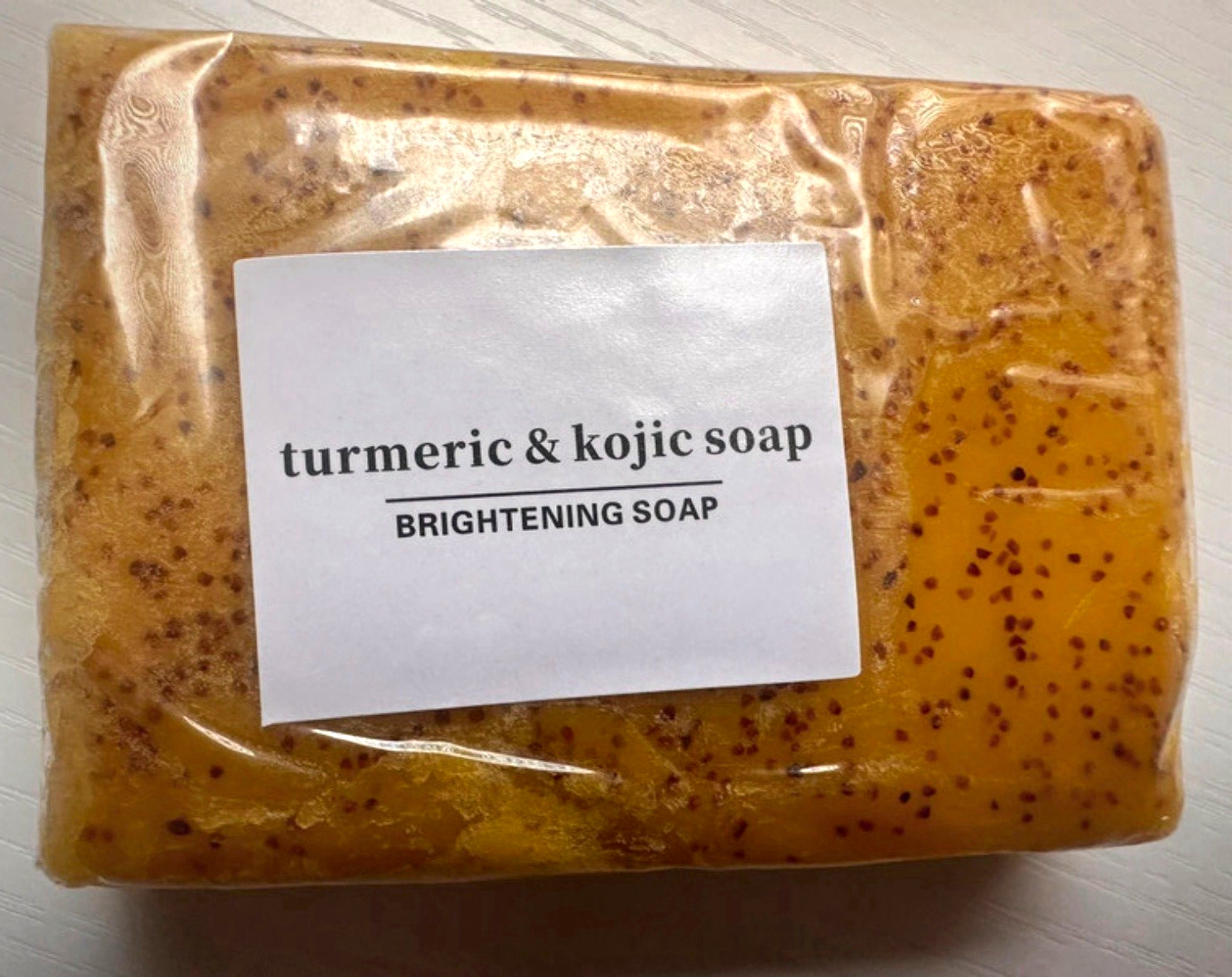 Dr.ring Turmeric Kojic Acid Brightening Soap Bar Moisturizing 100g Face Hands