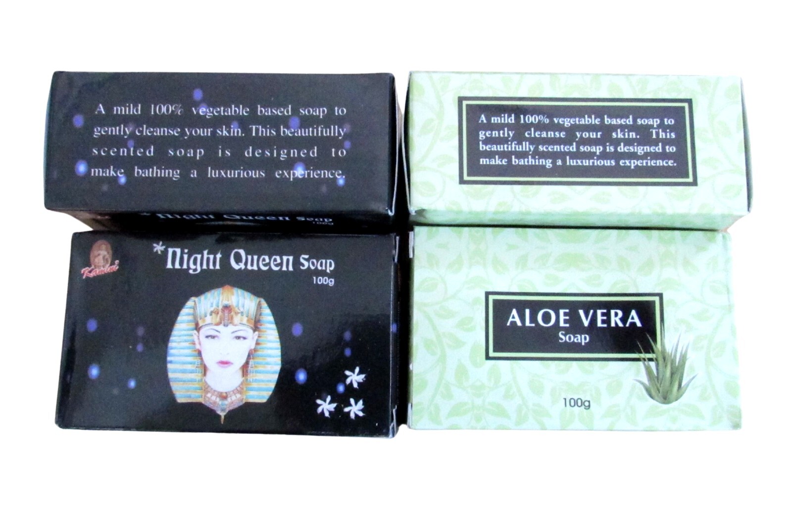 Kamini Imported Vegetarian All Natural Beauty Bar Soap, 100 Grams, Choose Scent