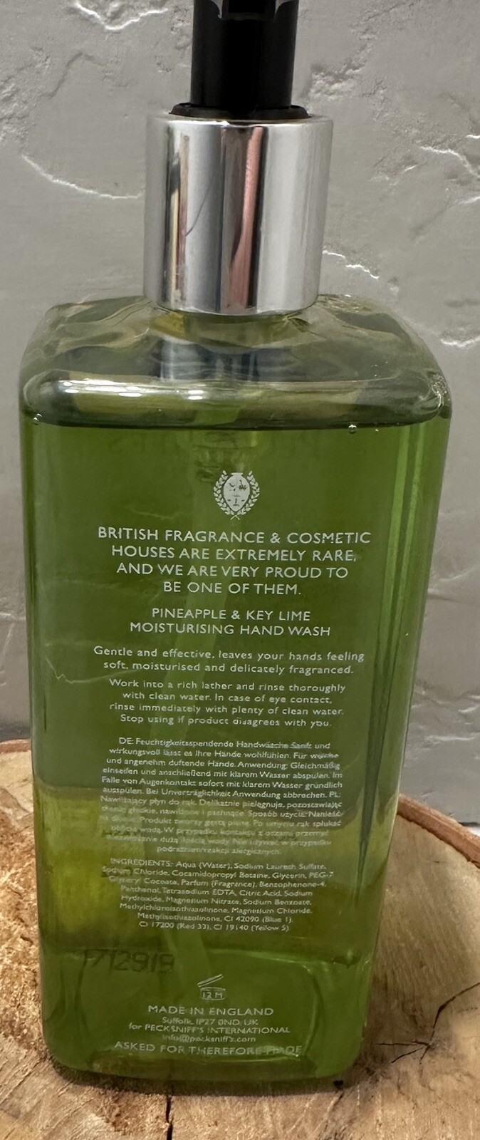 Pecksniff’s Hand Wash Pineapple Key Lime Limited Edition Hand Soap 500ml 16.9