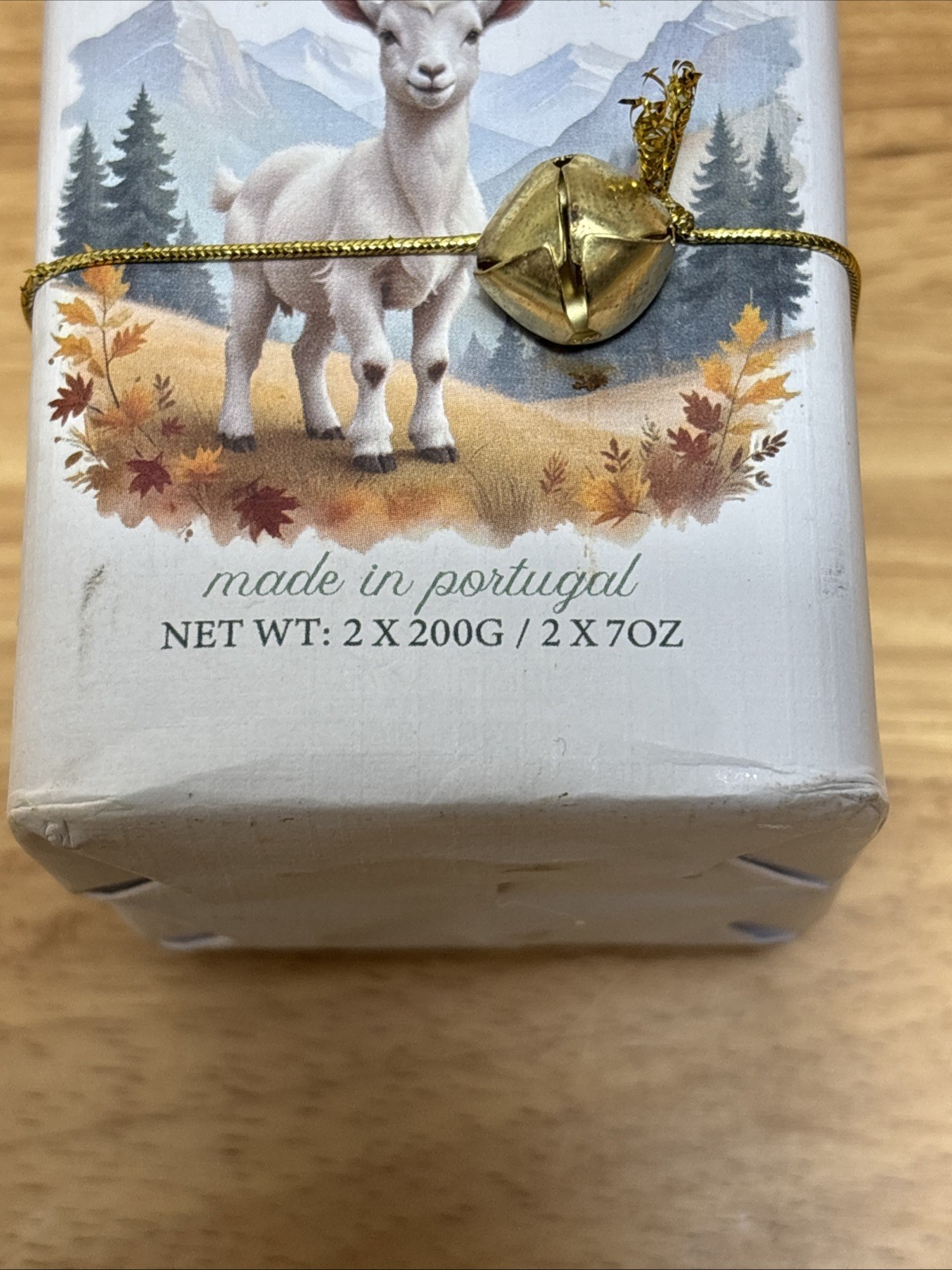 Vila Cardillium~Mahogany Scented Goat’s Milk Bar Soap Made In Portugal 2X 7 Oz