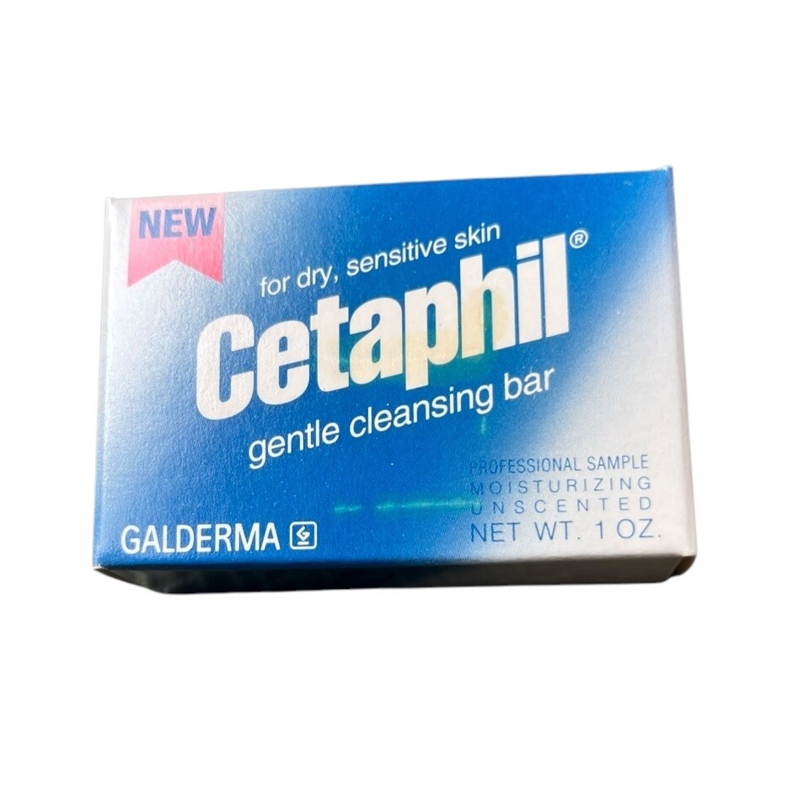 Vintage CETAPHIL Gentle Cleansing Bar 1oz Trial Size For Dry Sensitive Skin Prop