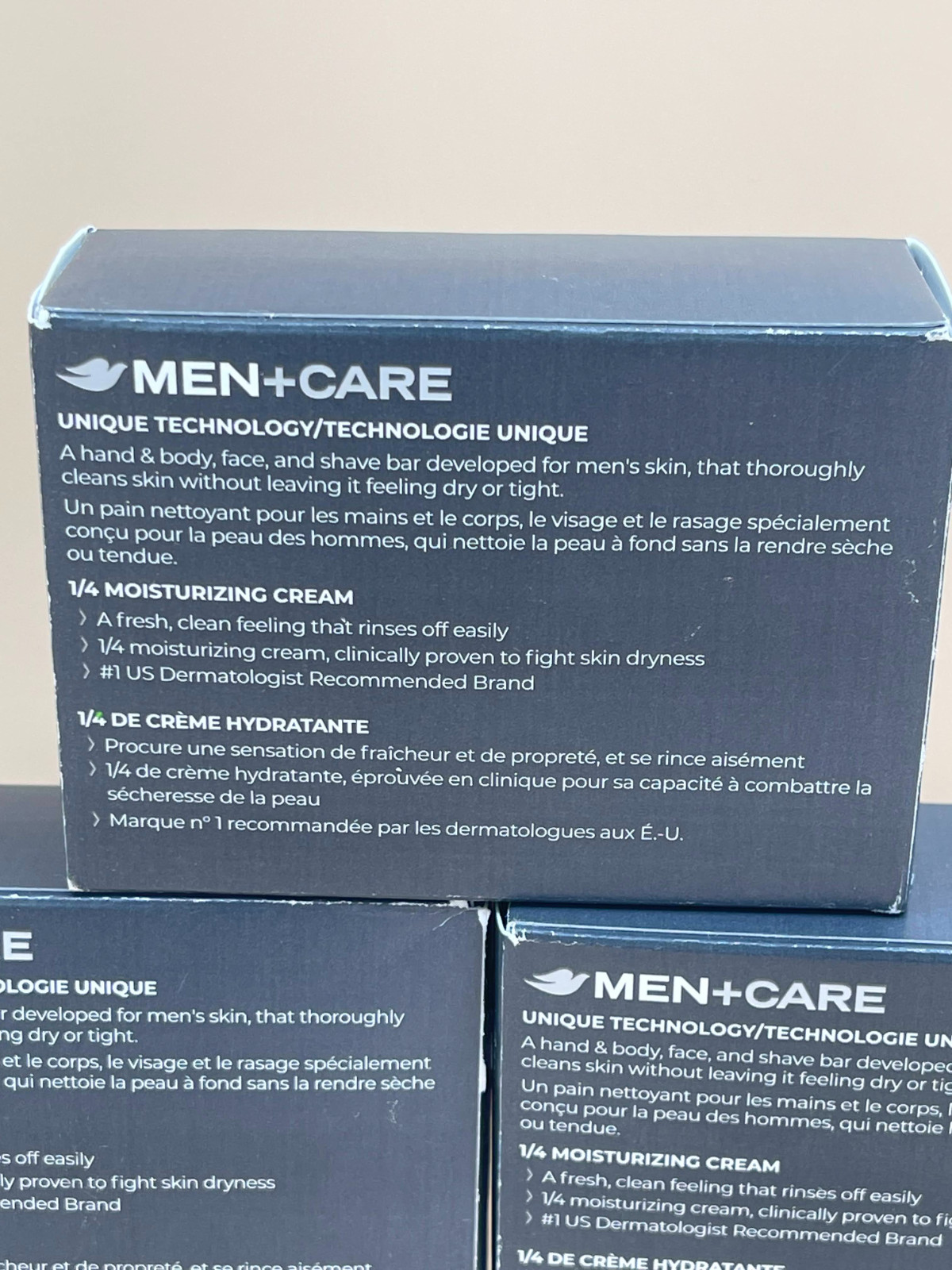 DOVE MEN + CARE Bar 3 in 1 Cleanser for Body Face and Shaving 3.75 oz 5 Bars