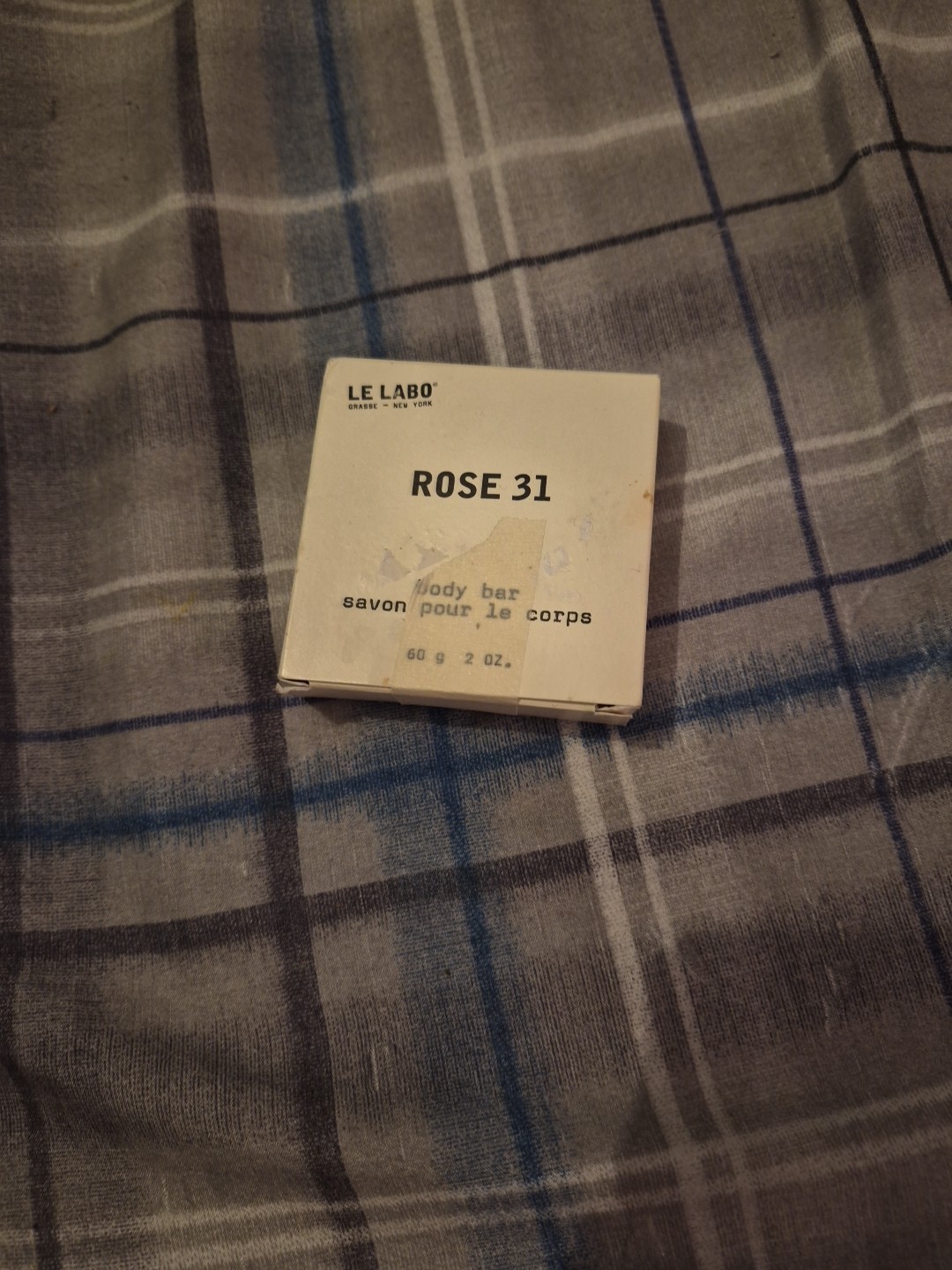 Le Labo Rose 31 Soap Boxed 2 oz / 60g Body Bar (1) Savon Pour Le Corps Fairmont