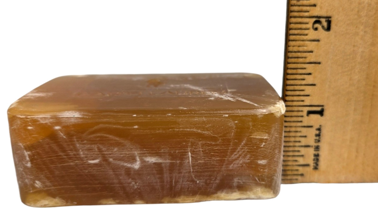 Vintage Ralph Lauren Polo Men’s Soap Amber Translucent 3.6oz Bar with Logo Rare