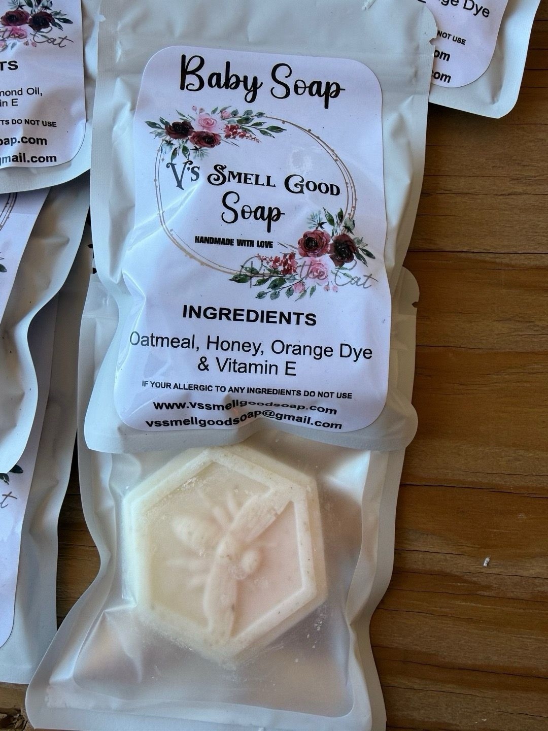 V’s Smell Good Soap Handmade Moisturizing Body Bar Soap Assorted Scents & Shapes
